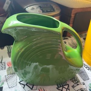 Shamrock Fiestaware pitcher